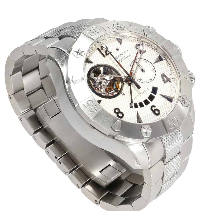 Zenith Defy Classic 03.0526.4021 Mens Watch Stainless Steel Silver Ss+titanium Wrist
