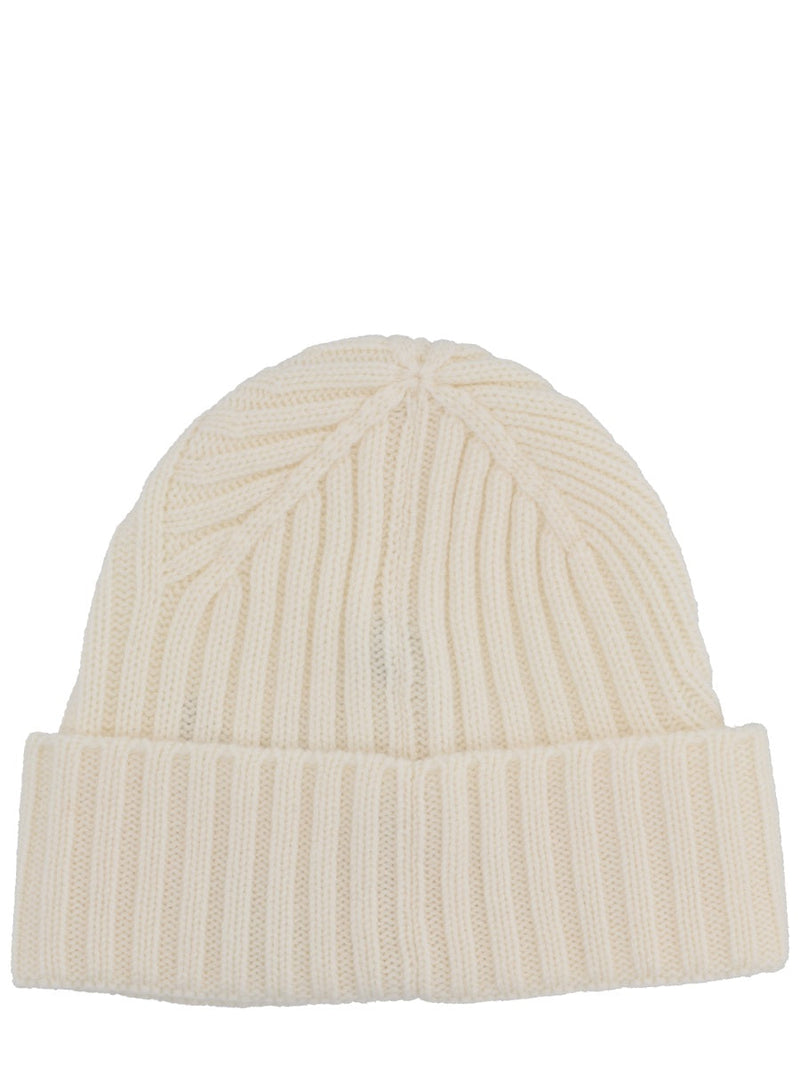 Jacquemus Acu00767ak0_0287110 Winter Hat — White Cashmere Merino Wool