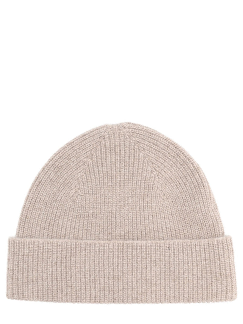Zegna Ueat01a8_bnin92 Beanie — Beige Cashmere Beanies