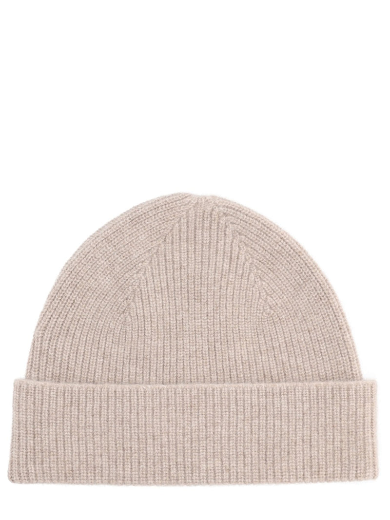 Zegna Ueat01a8_bnin92 Beanie — Beige Cashmere Beanies