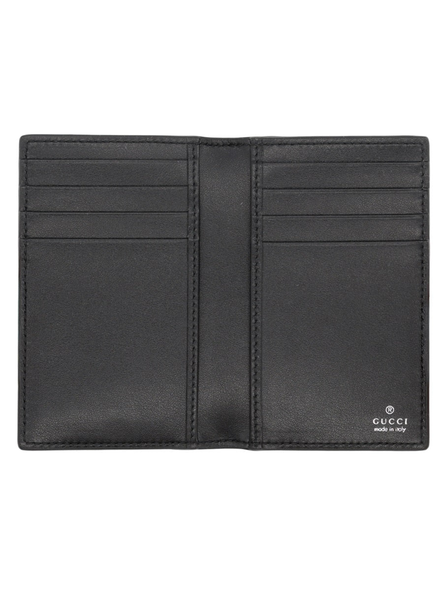 Gucci Long Calfskin Card Holder — Black Wallets & Purses