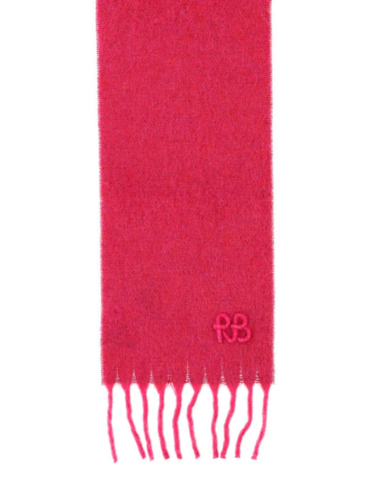 Ruslan Baginskiy Wool Blend Scarf — Pink Scarfs