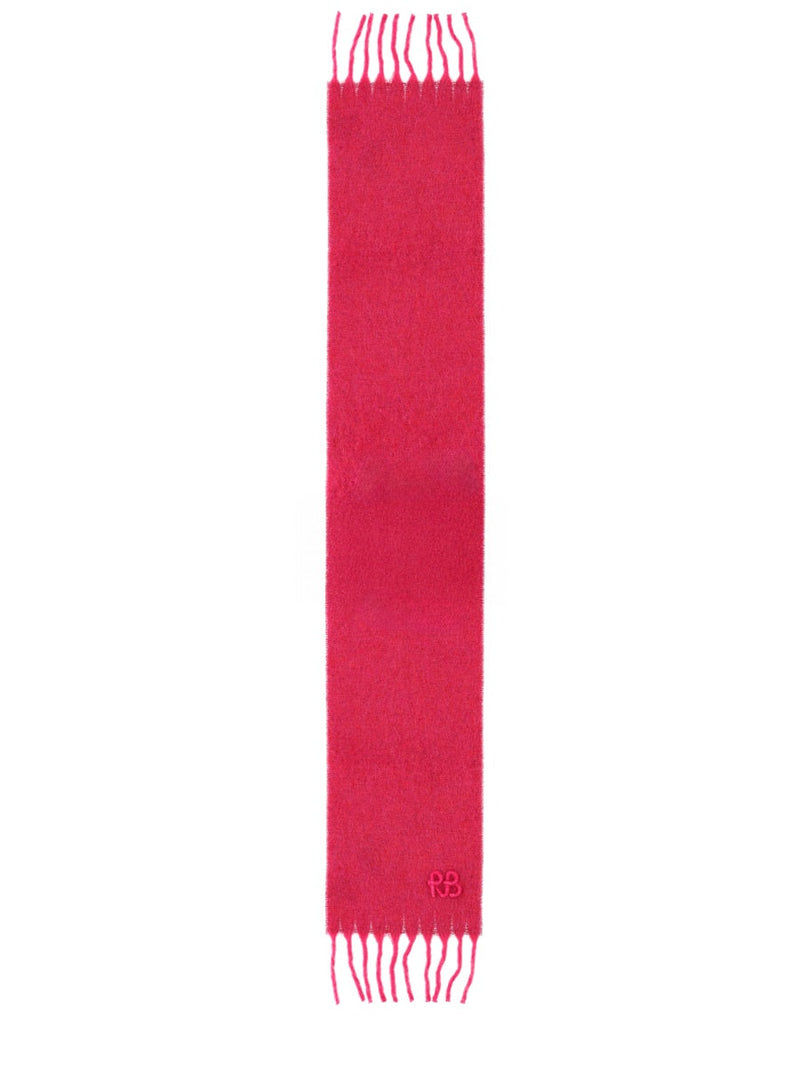 Ruslan Baginskiy Wool Blend Scarf — Pink Scarfs