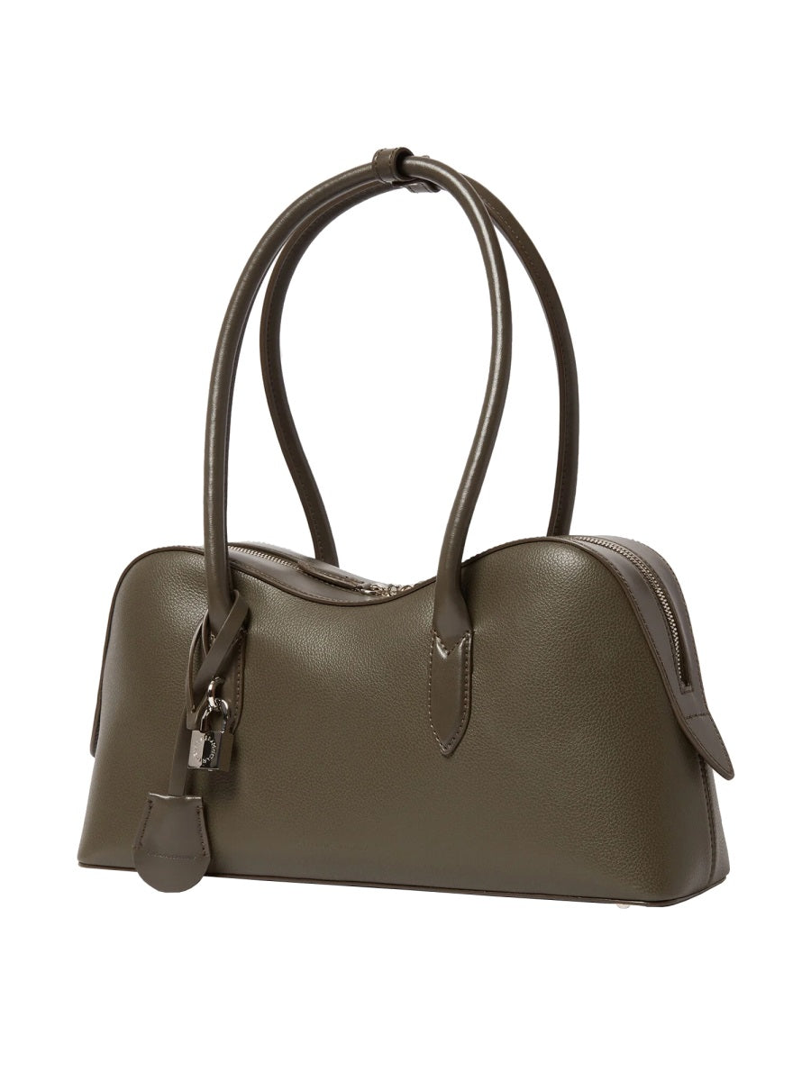 Stella Mccartney Ryder Shoulder Bag — Green Polyamide
