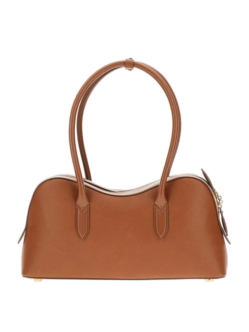 Stella Mccartney Ryder Shoulder Bag — Beige Polyamide