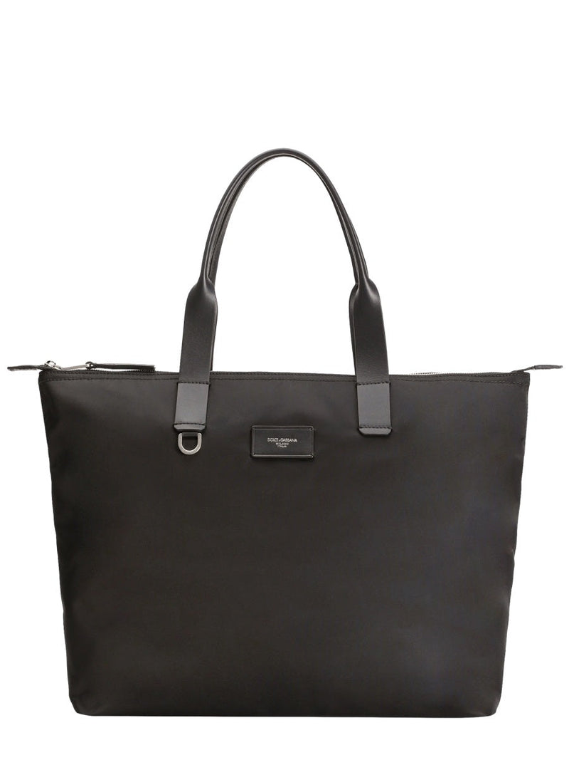 Dolce & Gabbana Adamo Shoulder Bag — Black Polyamide