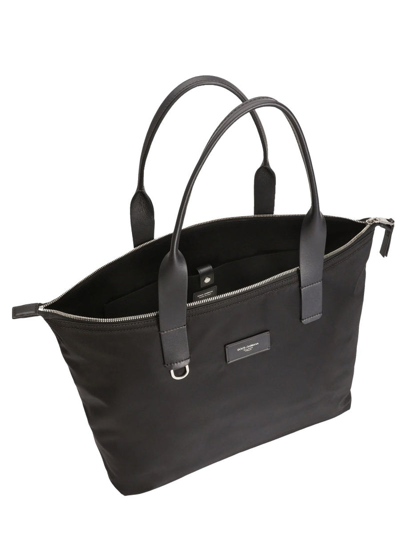 Dolce & Gabbana Adamo Shoulder Bag — Black Polyamide