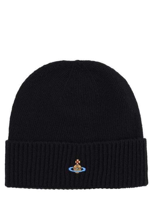 Vivienne Westwood 8102001c_k0069n401 Cashmere Beanie — Black Beanies