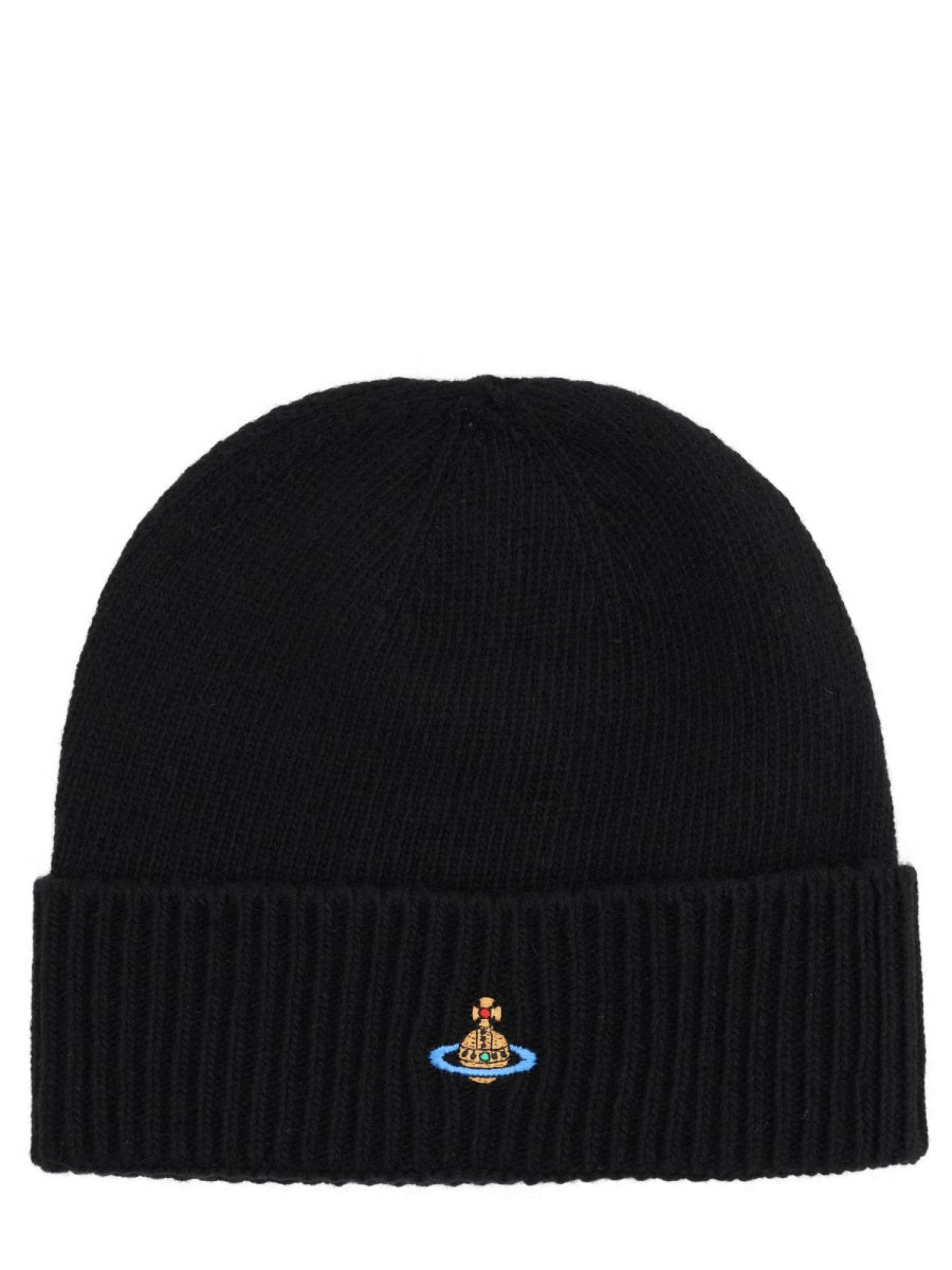Vivienne Westwood 8102001c_k0069n401 Cashmere Beanie — Black Beanies