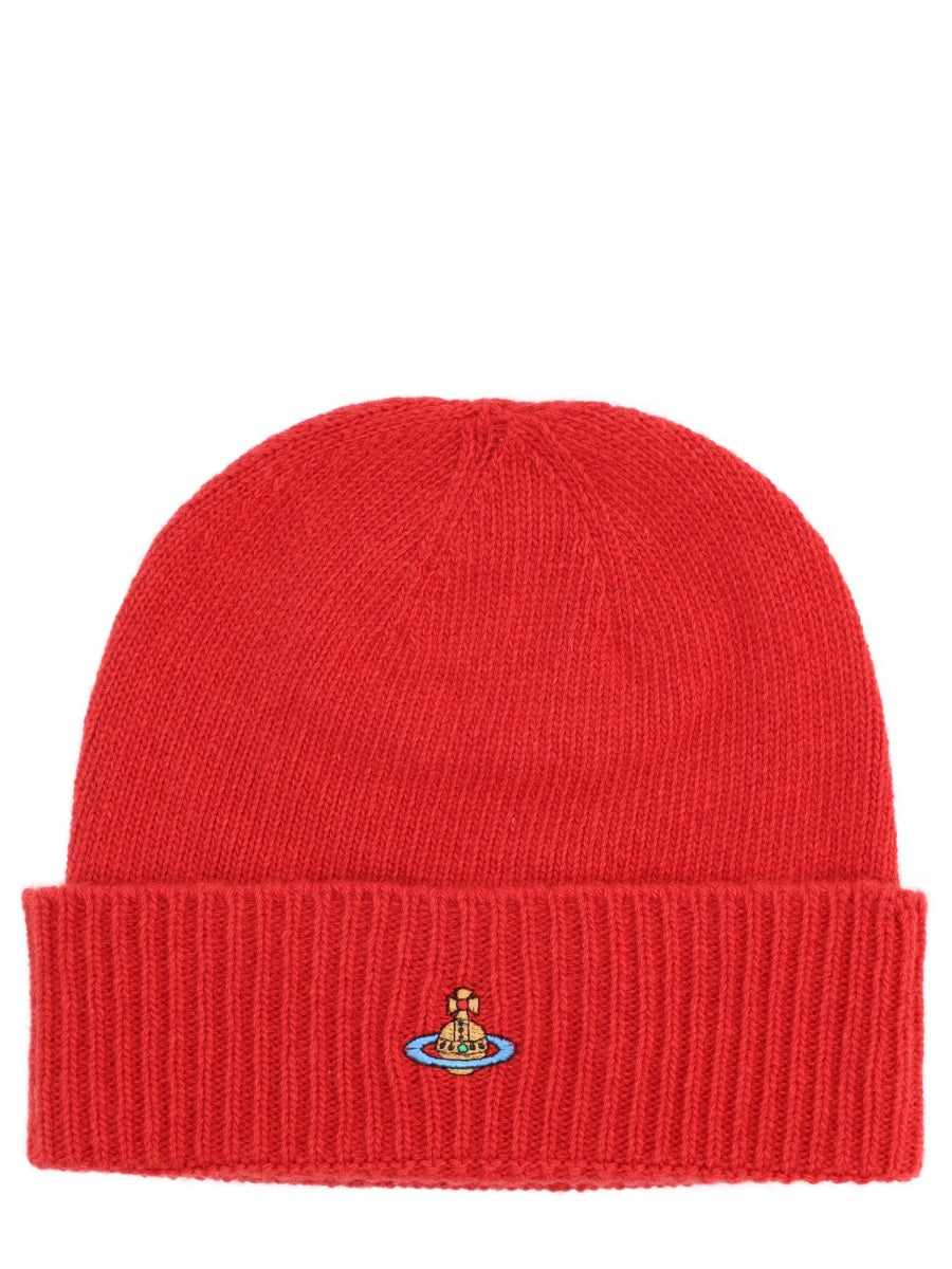 Vivienne Westwood 8102001c_k0069h401 Cashmere Beanie — Red Beanies