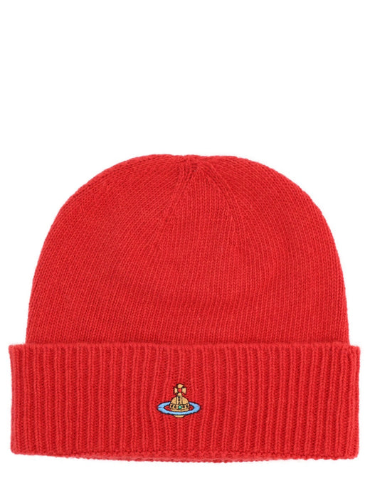Vivienne Westwood 8102001c_k0069h401 Cashmere Beanie — Red Beanies