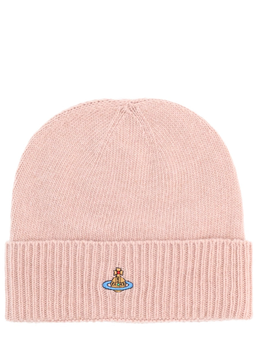Vivienne Westwood 8102001c_k0069c401 Cashmere Beanie — Beige Beanies