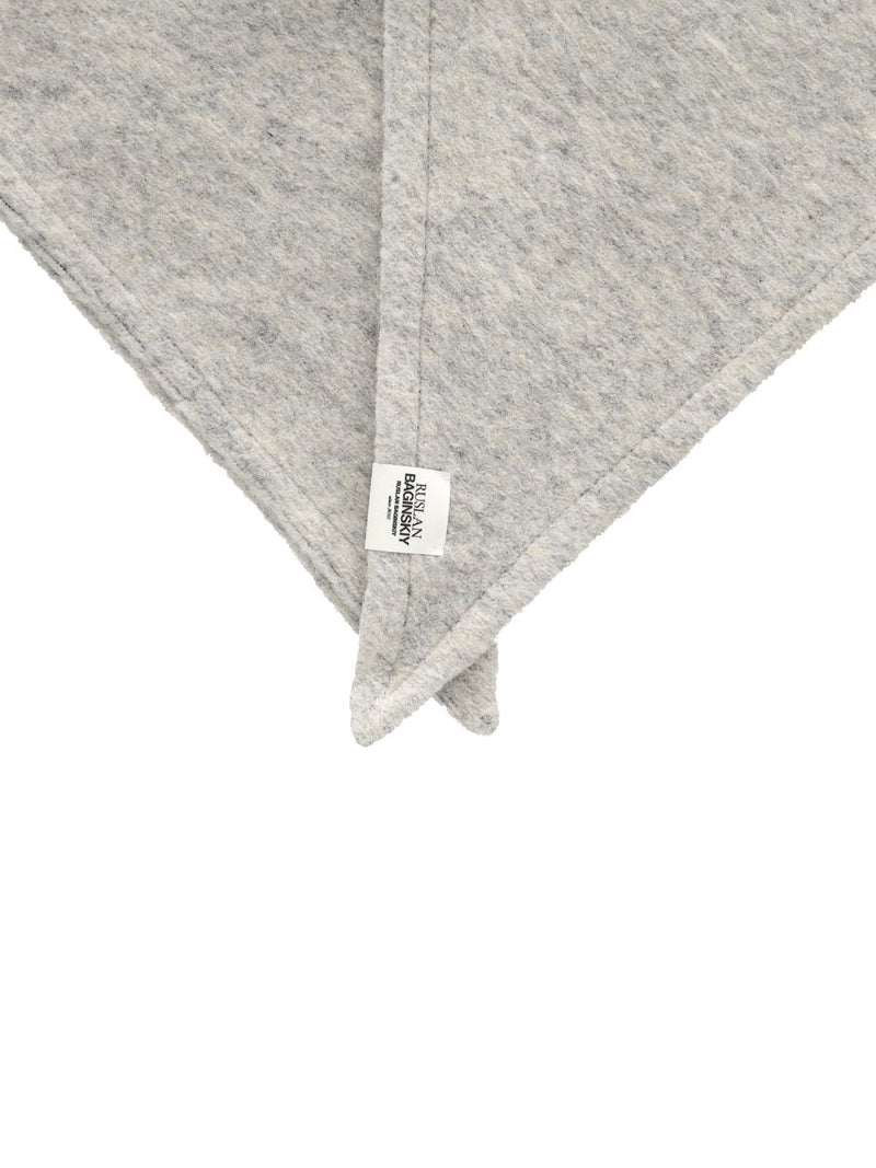 Ruslan Baginskiy Scv031fw25_wp-Mlj-Fltgrey Wool Blend Visor — Gray Visors
