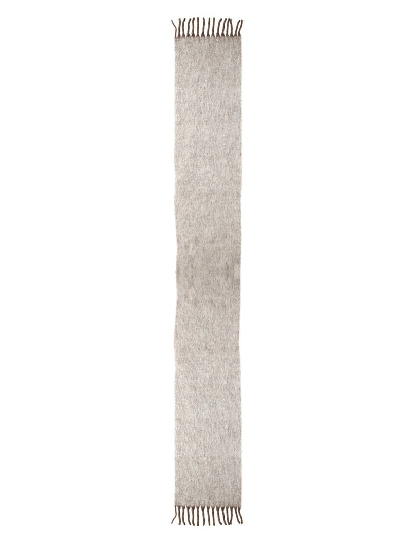 Ruslan Baginskiy Wool And Alpaca Blend Scarf — Beige Scarfs