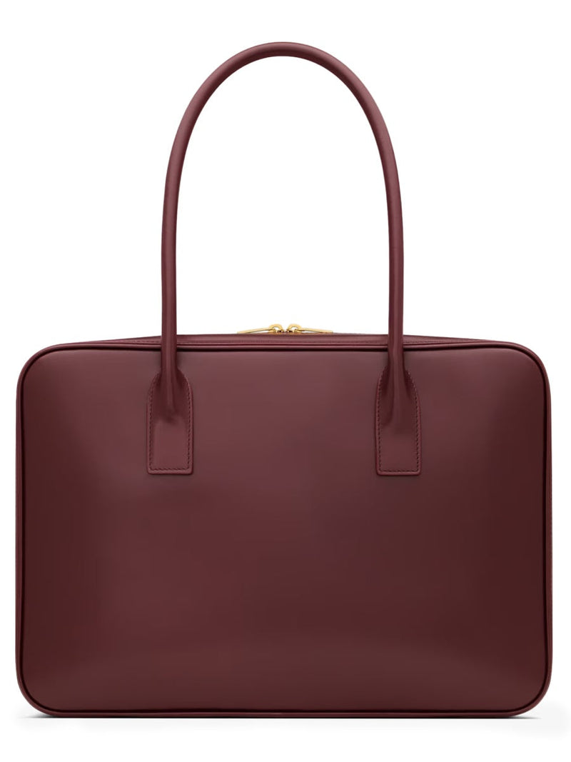 Saint Laurent Sac Shoulder Bag — Red Lamb Leather