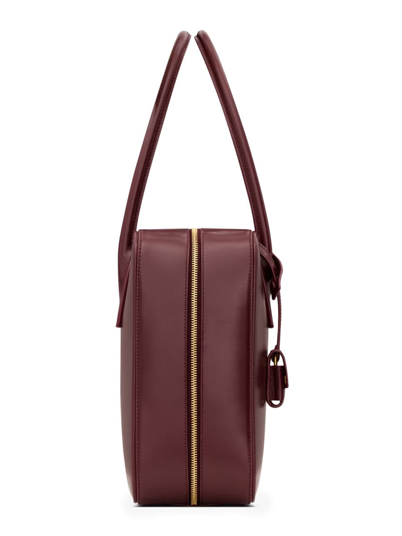 Saint Laurent Sac Shoulder Bag — Red Lamb Leather