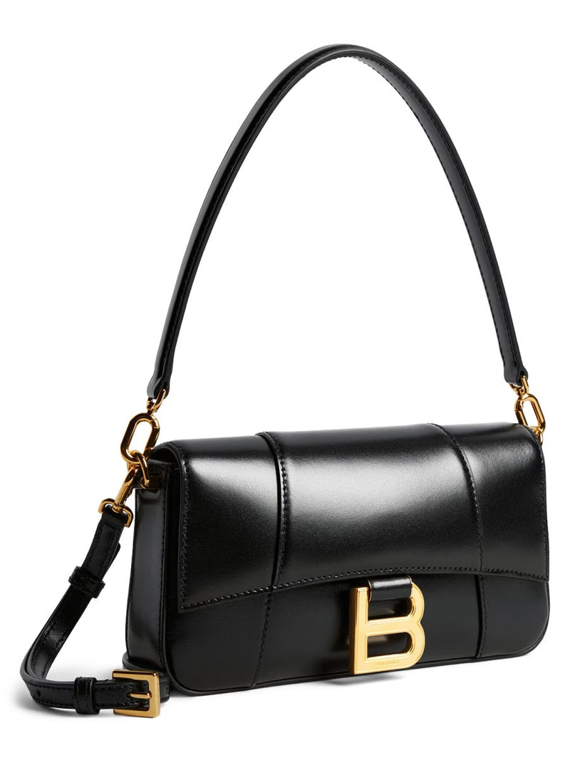 Balenciaga Shoulder Bag — Black Lamb Leather