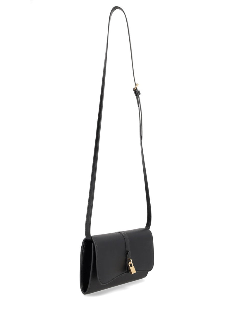 Stella Mccartney Flap Ryder Shoulder Bag — Black Polyamide