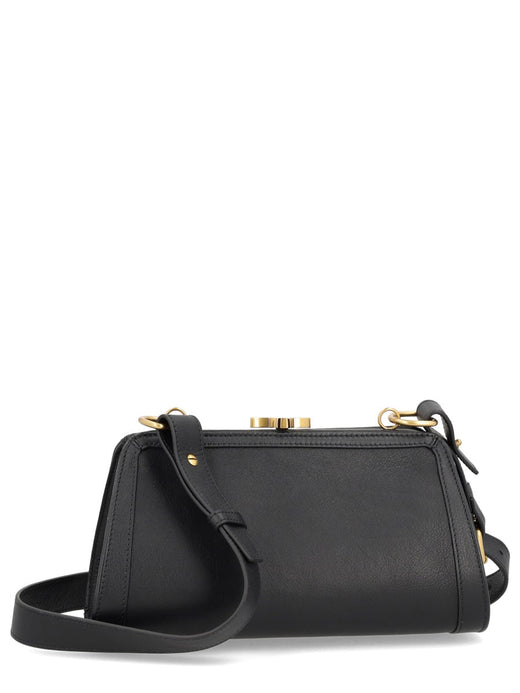Vivienne Westwood Ascot Shoulder Bag — Black Cow Leather
