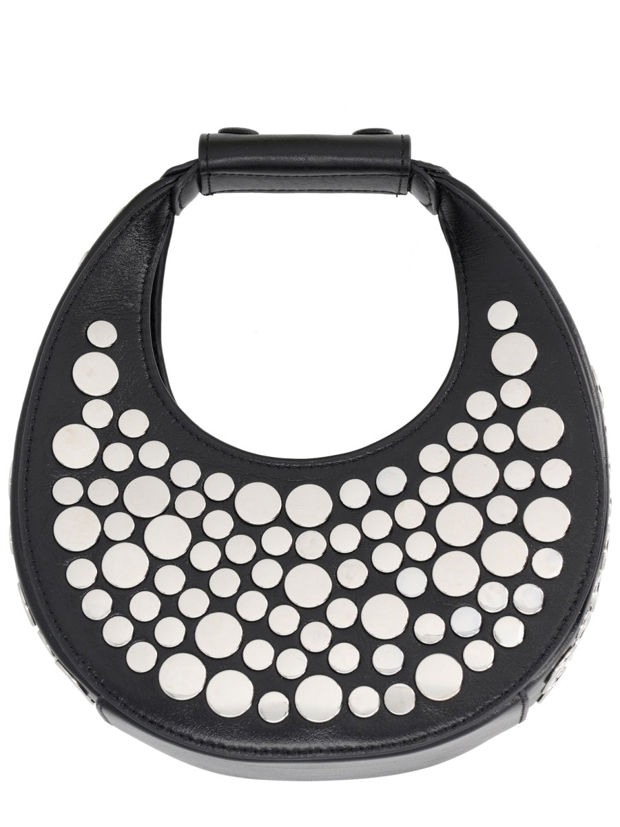 Staud Good Night Shoulder Bag — Black Cow Leather