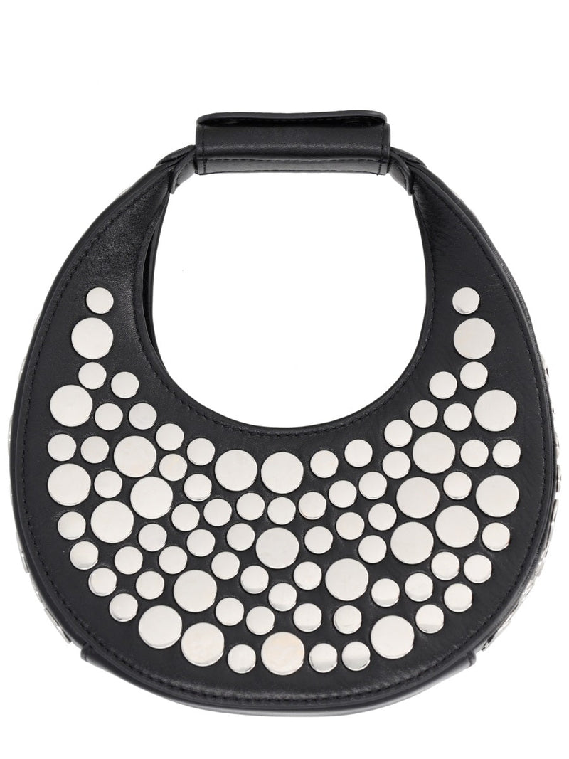 Staud Good Night Shoulder Bag — Black Cow Leather