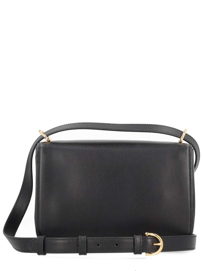 Gucci Siena Shoulder Bag — Black Calf Leather