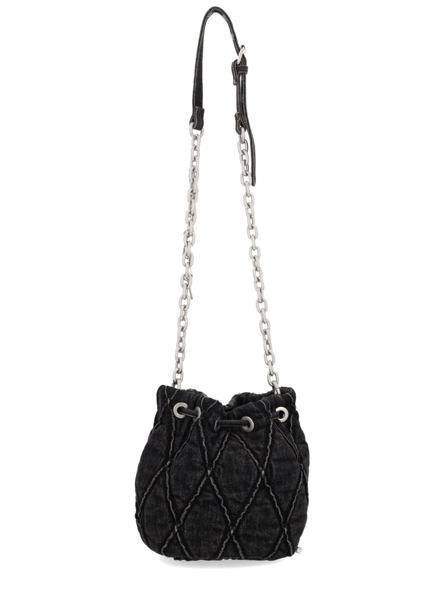 Diesel Bucket Bag — Black Cotton