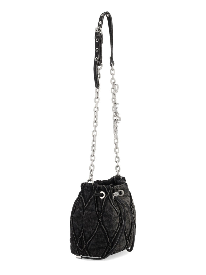 Diesel Bucket Bag — Black Cotton