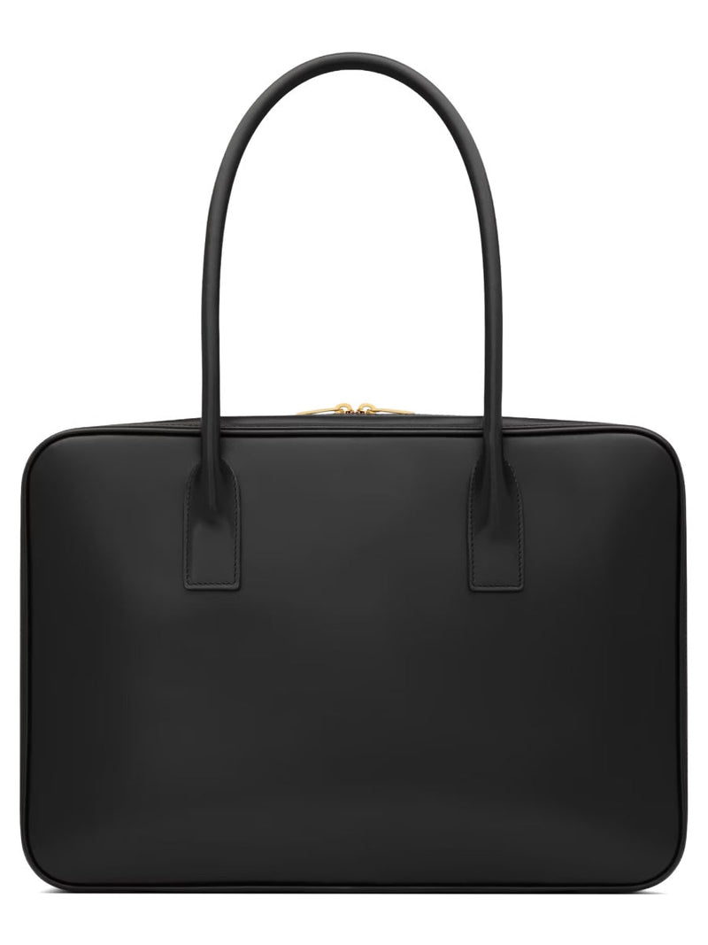 Saint Laurent Sac De Jour Shoulder Bag — Black Lamb Leather