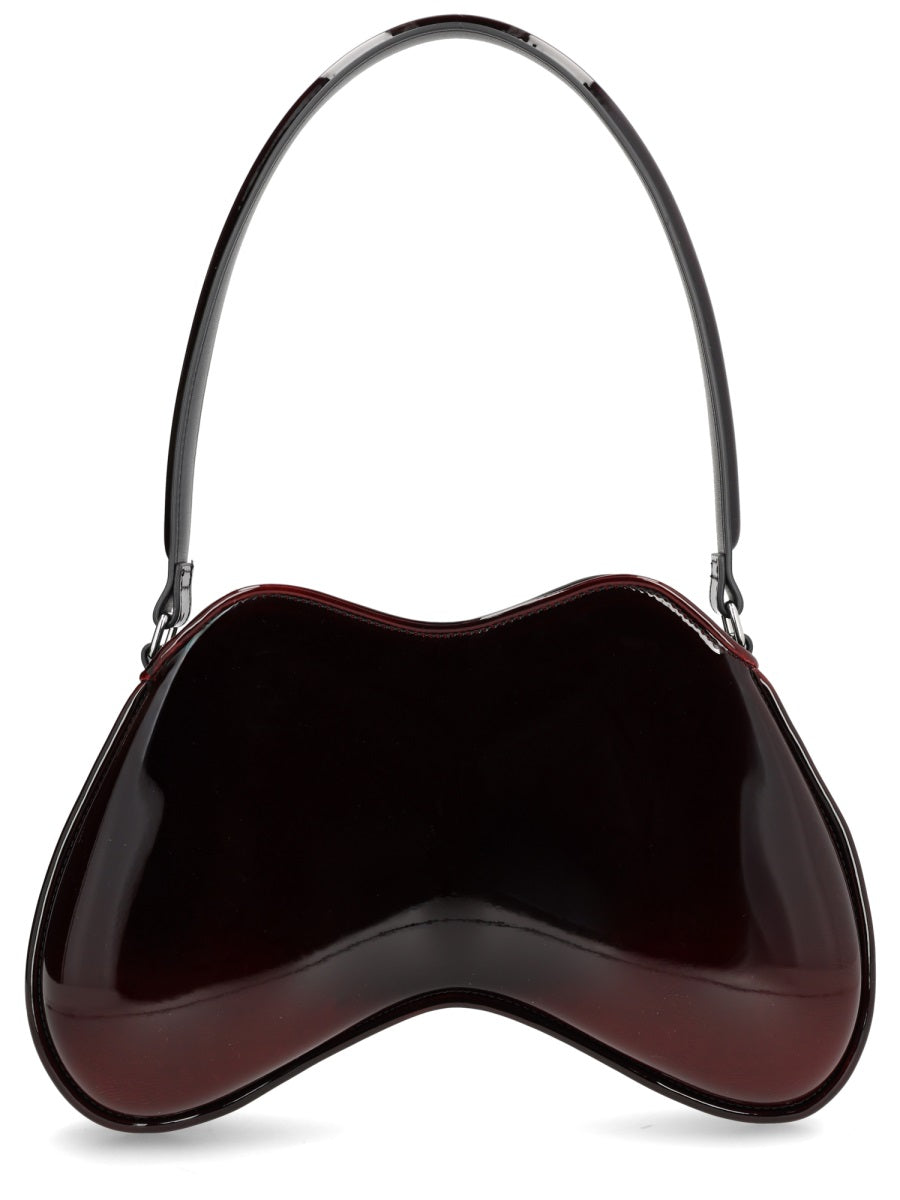 Diesel Double-D Shoulder Bag — Bordeaux Polyurethane