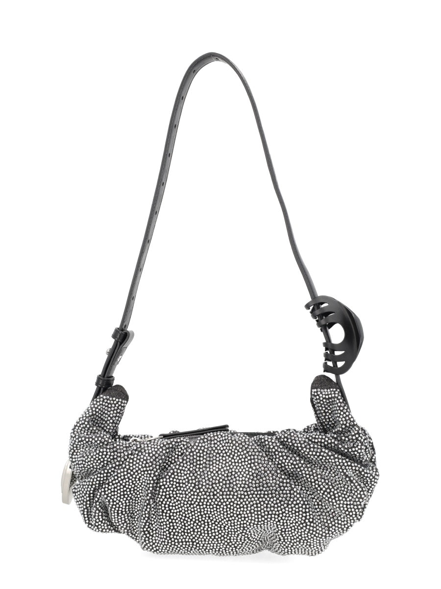 Diesel Shoulder Bag — Black Cotton