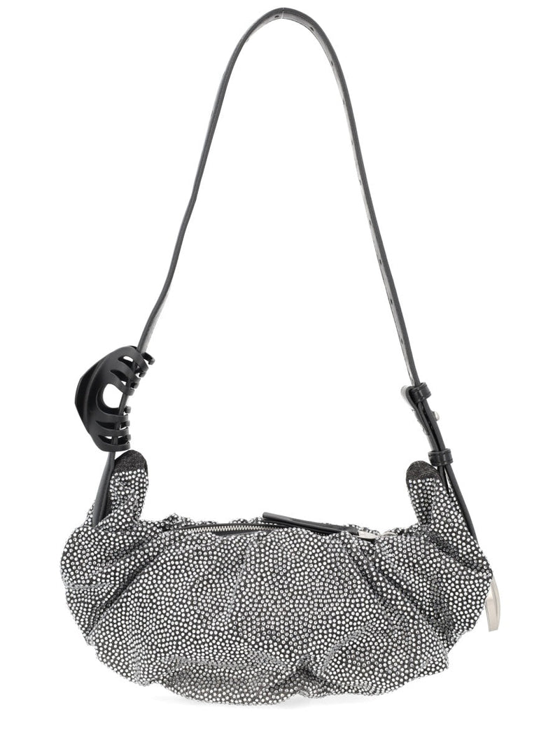 Diesel Shoulder Bag — Black Cotton