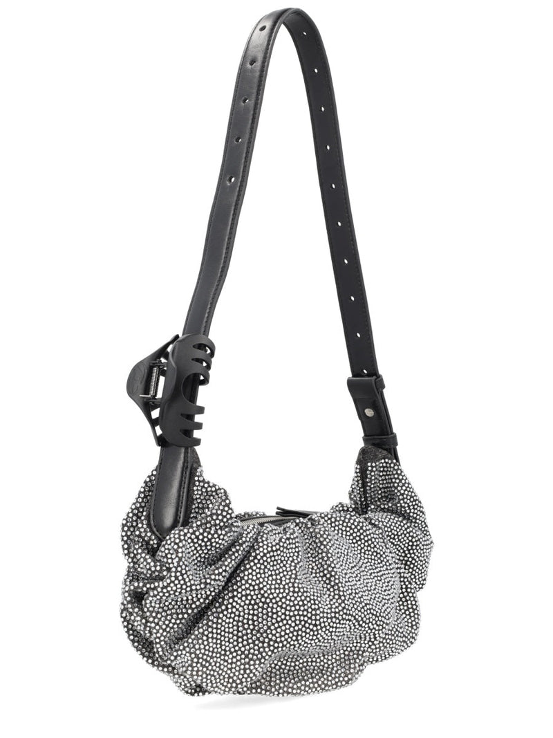 Diesel Shoulder Bag — Black Cotton