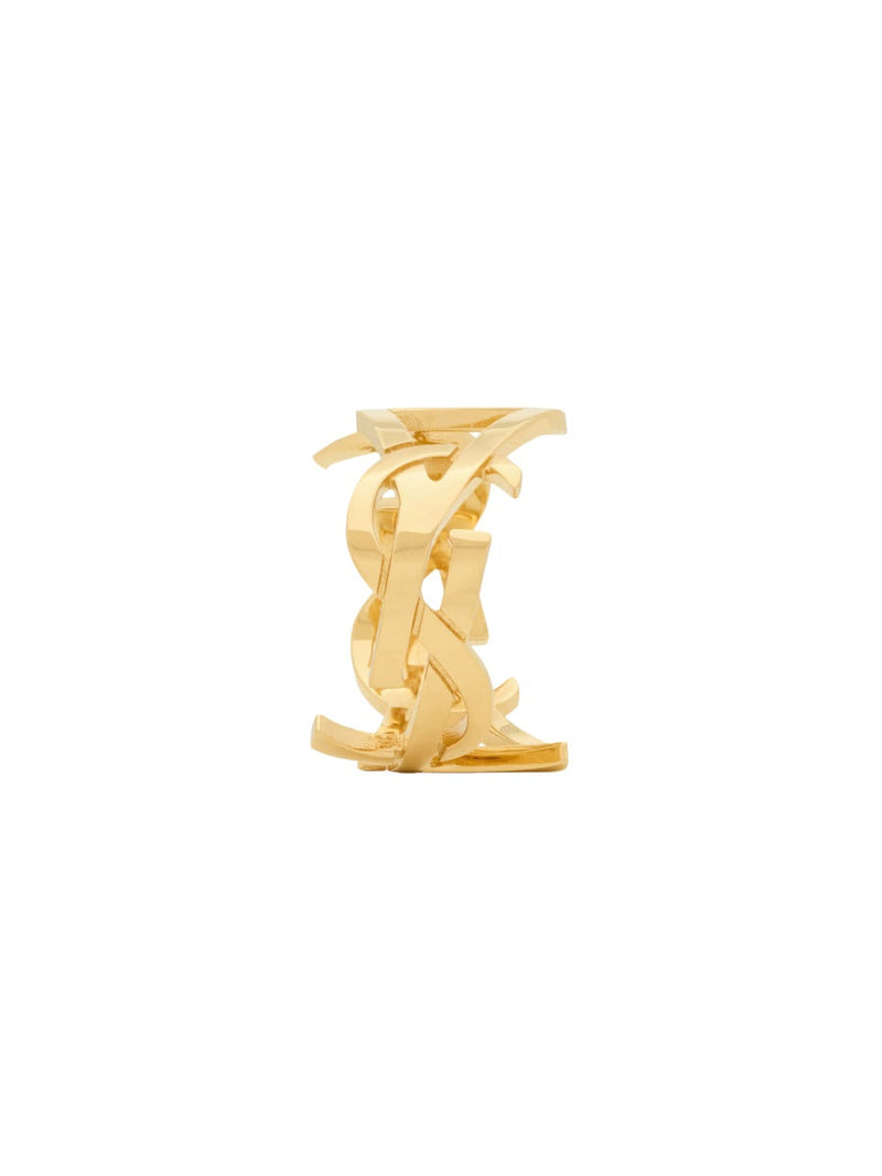 Saint Laurent Cassandre Ring — Gold Brass Rings