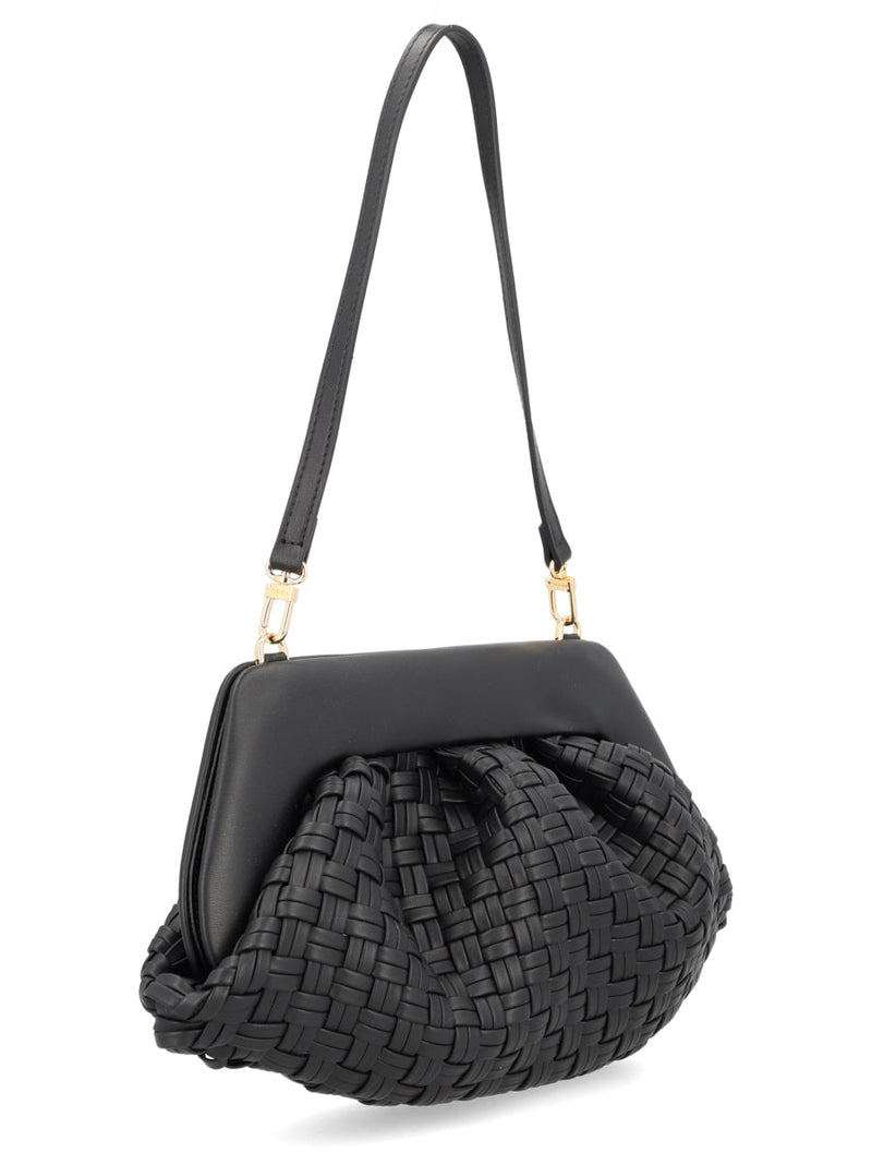 Themoirè Emera Handbag — Black Recycled Polyester Hand Bags
