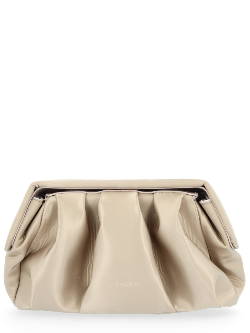 Themoirè Aphrodite Handbag — Beige Polyester Hand Bags