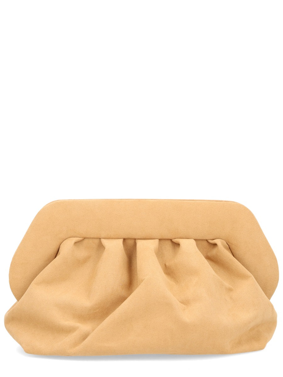 Themoirè Clutch — Beige Recycled Polyester