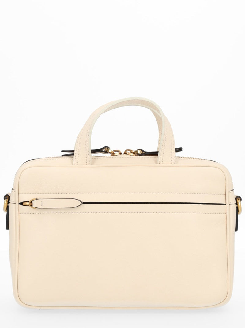Valentino Garavani Viva Superstar Shoulder Bag — White Leather