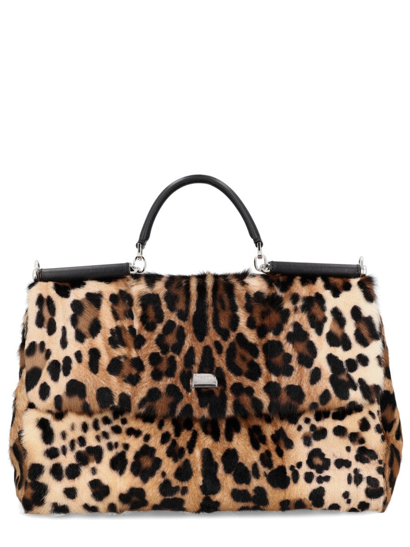 Dolce & Gabbana Victory Top Handle Bag — Multicolor Leather