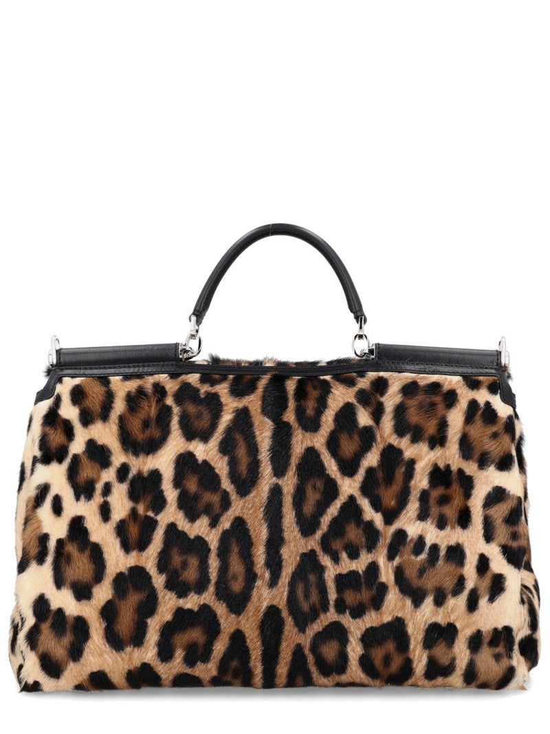 Dolce & Gabbana Victory Top Handle Bag — Multicolor Leather
