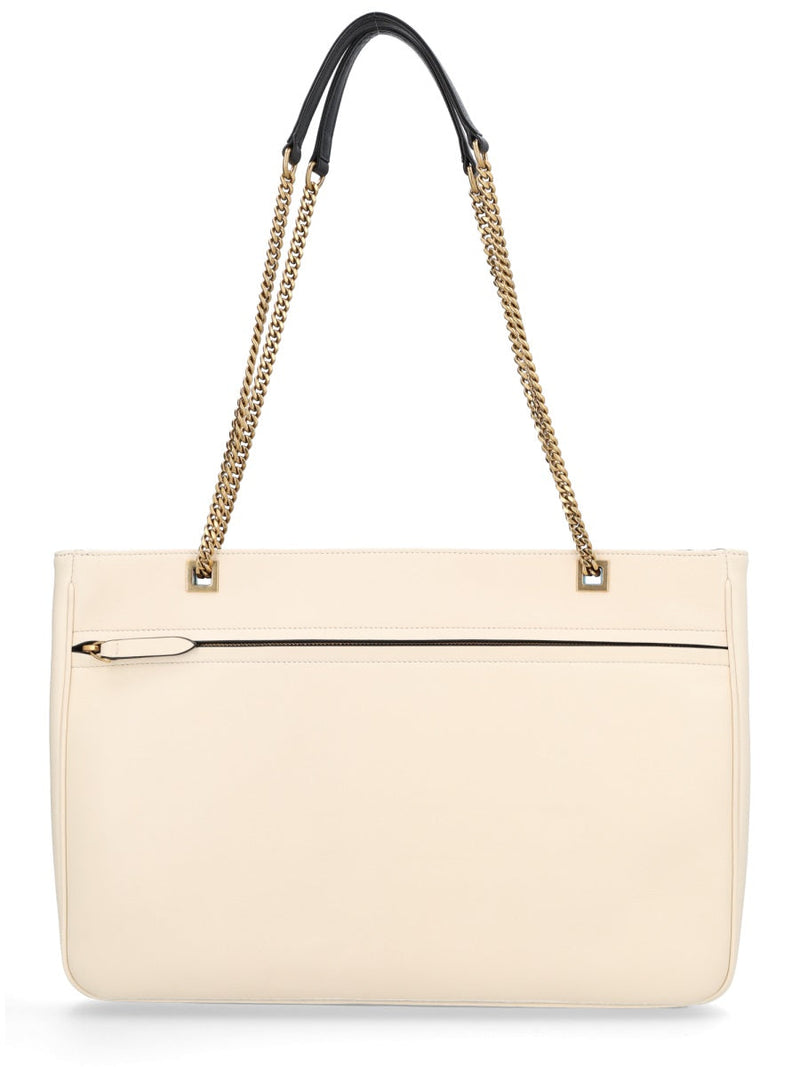 Valentino Garavani Tote Bag — White Leather