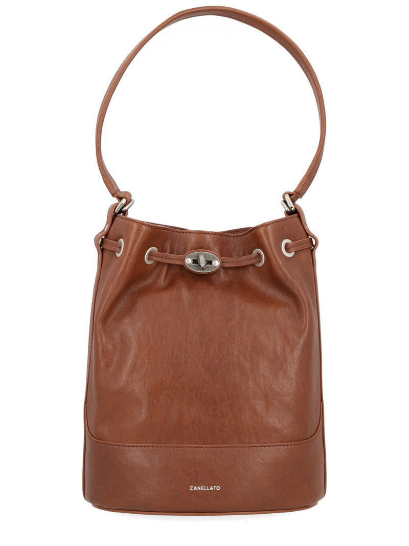 Zanellato Monda Shoulder Bag — Brown Leather