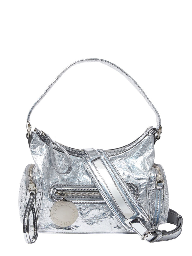 Stella Mccartney Shoulder Bag — Silver F: Polyamide