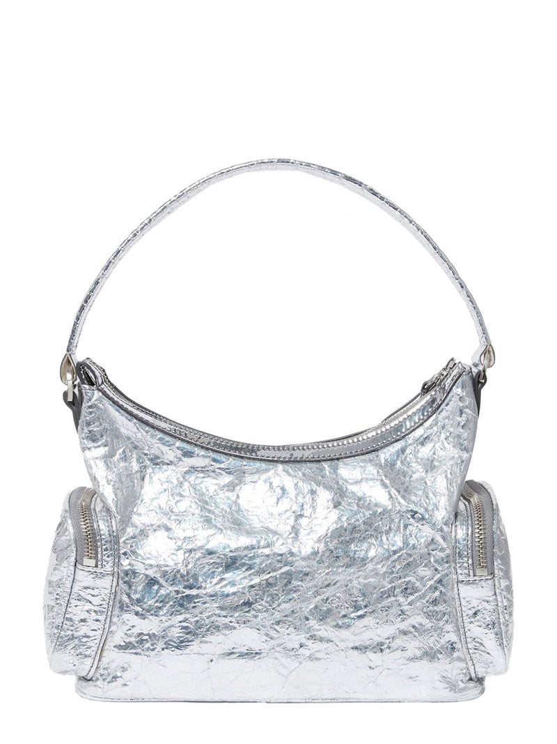 Stella Mccartney Shoulder Bag — Silver F: Polyamide