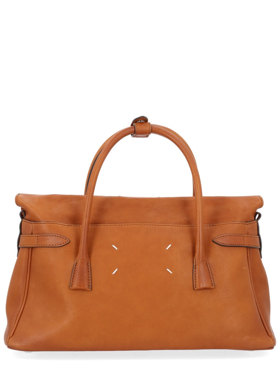 Maison Margiela 5ac Loved To Death Shoulder Bag — Brown Leather