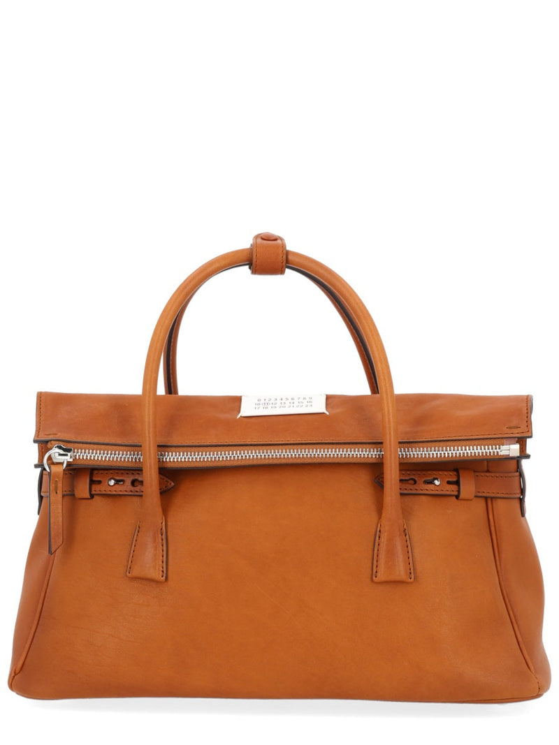 Maison Margiela 5ac Loved To Death Shoulder Bag — Brown Leather