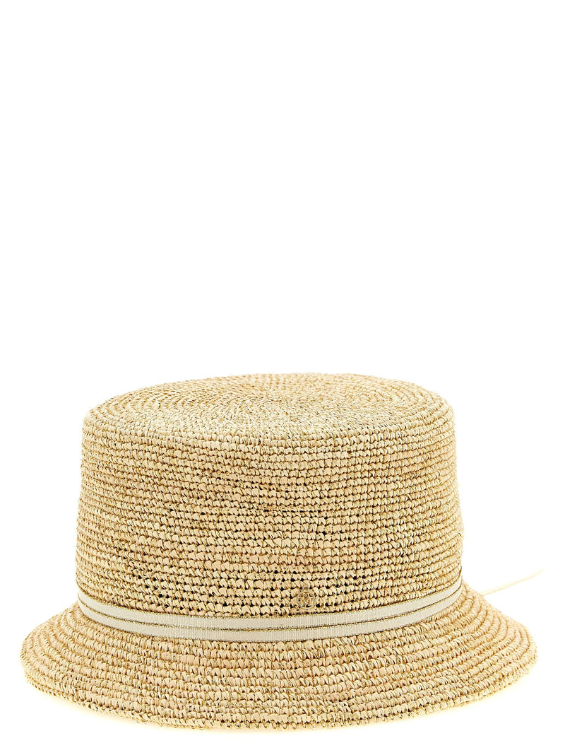 Maison Michel Bucket Hat — Natural