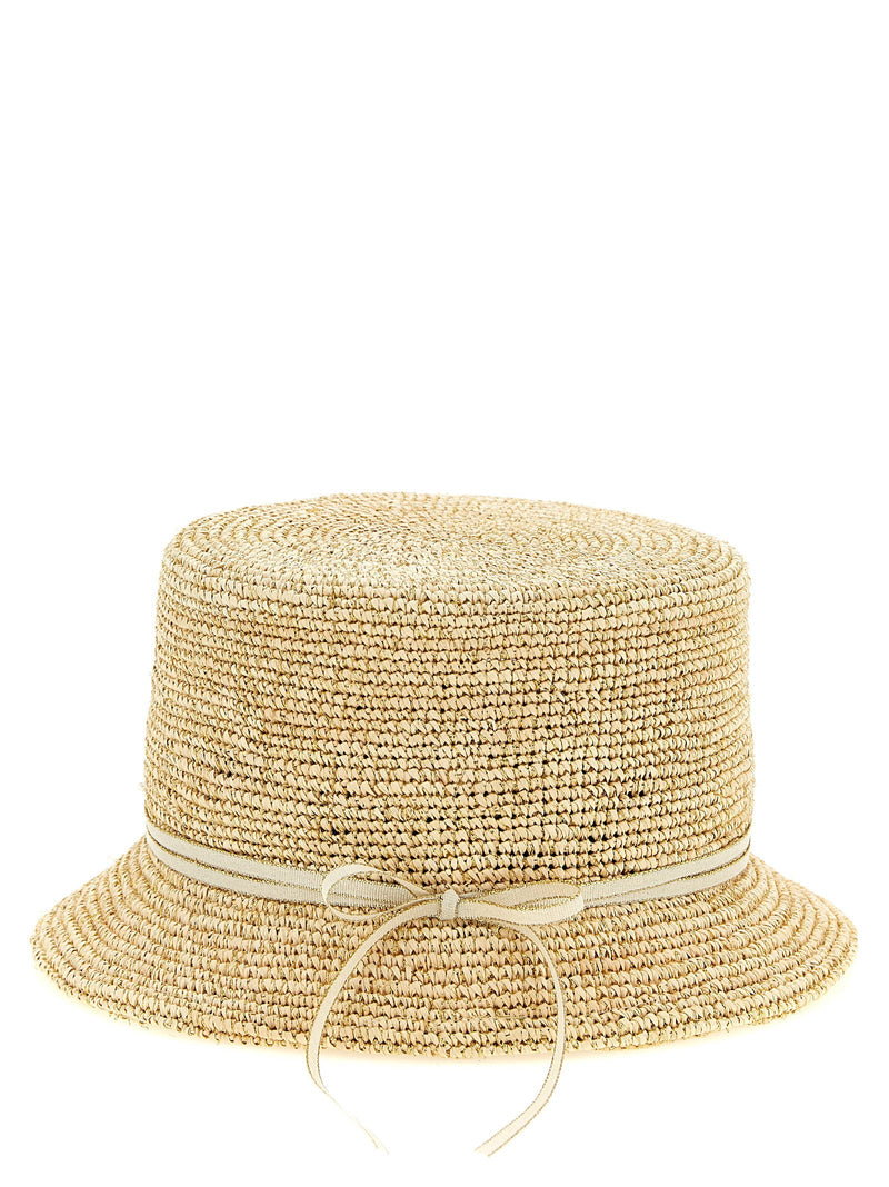 Maison Michel Bucket Hat — Natural