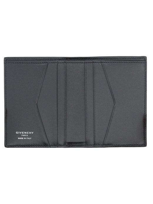 Givenchy Grain Leather Card Case — Black Calf Wallets & Purses
