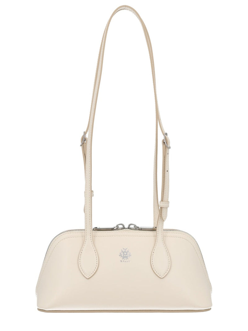 Bally Praline S Shoulder Bag — White Calf Leather